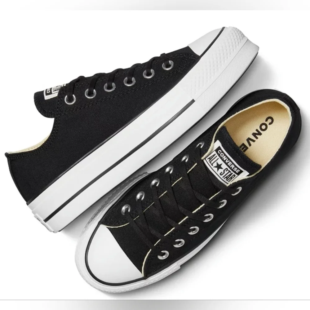 Converse Chuck Taylor All Star Lift OX Low Top Sneakers Size 10 Used Exc - Picture 2 of 11